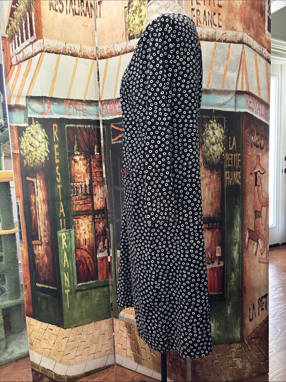 Gudrun Sjoden “Stella” Jersey Dress, Black/Patterned, Size Medium - Picture 6 of 10